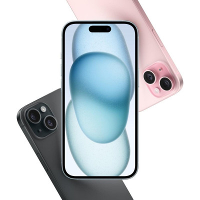 Смартфон Apple iPhone 15 Plus 256GB Black (MU183) Смартфон Apple iPhone 15 Plus 256GB Black (MU183)