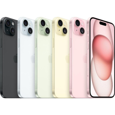 Смартфон Apple iPhone 15 Plus 256GB Black (MU183) Смартфон Apple iPhone 15 Plus 256GB Black (MU183)