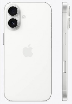 Смартфон Apple iPhone 16 128GB White (MYE93)