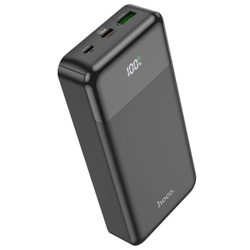 Зовнішній акумулятор (павербанк) Hoco J102A Cool Figure 20000mAh 20W Black