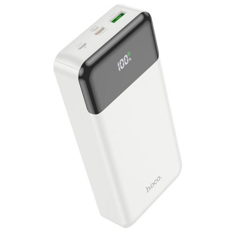 Зовнішній акумулятор (павербанк) Hoco J102A Cool Figure 20000mAh 20W White