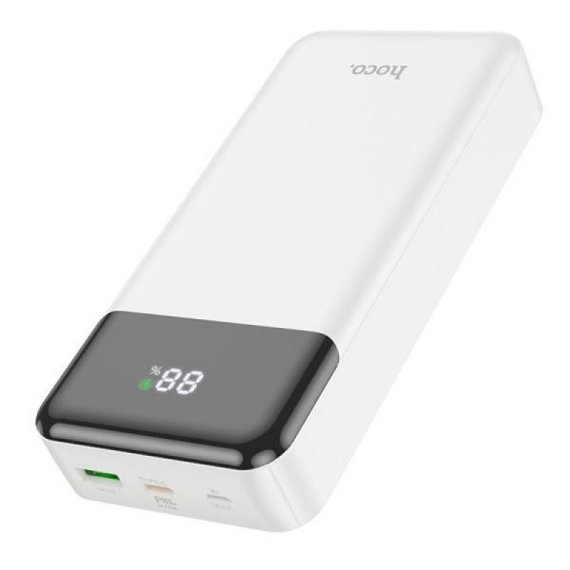 Зовнішній акумулятор (павербанк) Hoco J102A Cool Figure 20000mAh 20W White