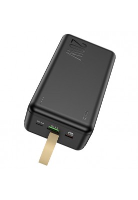 Зовнішній акумулятор (павербанк) Hoco J87B 30000mAh 20W Black