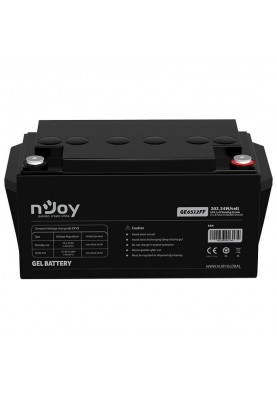 Акумулятор для ДБЖ NJOY GE6512FF 12V 65AH GEL (BTVGCFTEBHBFFCN01B)