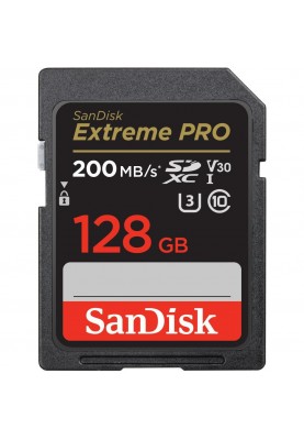 Карта пам'яті SanDisk 128 GB SDXC UHS-I U3 V30 Extreme PRO (SDSDXXD-128G-GN4IN)