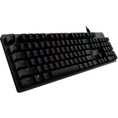 Клавіатура Logitech G512 Lightsync RGB Mechanical GX Blue USB Carbon (920-008946)