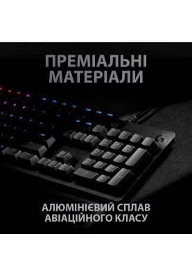 Клавіатура Logitech G512 Lightsync RGB Mechanical GX Blue USB Carbon (920-008946)