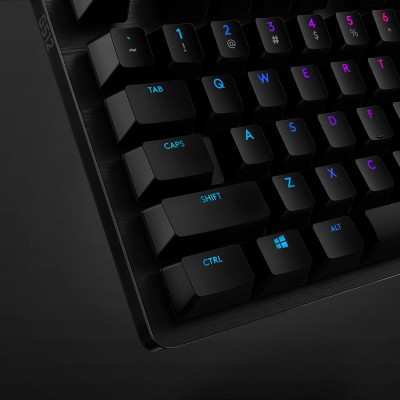 Клавіатура Logitech G512 Lightsync RGB Mechanical GX Blue USB Carbon (920-008946)