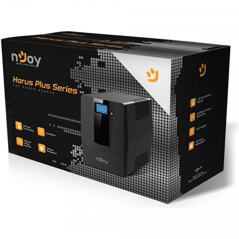 Лінійно-інтерактивний ДБЖ NJOY Horus Plus 1000 (PWUP-LI100H1-AZ01B)