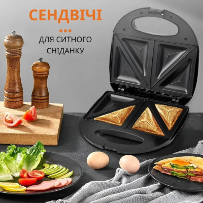 Мультипекар (Бутербродниця-Вафельниця-Кексниця) Sokany SK902B