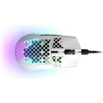 Миша SteelSeries Aerox 3 Snow White (62603)