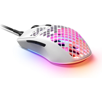 Миша SteelSeries Aerox 3 Snow White (62603)