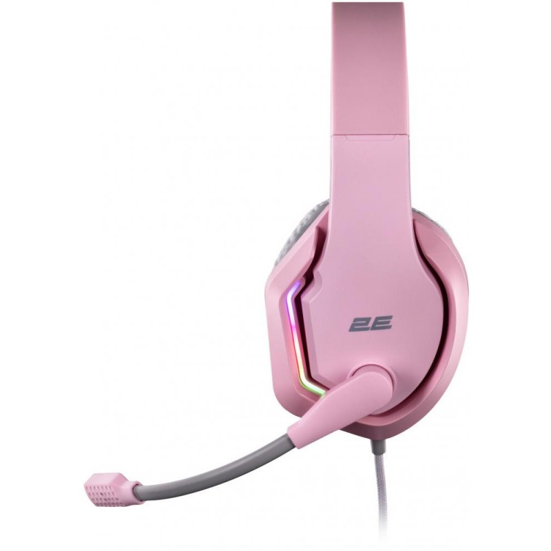 Навушники з мікрофоном 2E GAMING HG315 RGB USB 7.1 Pink (2E-HG315PK-7.1)