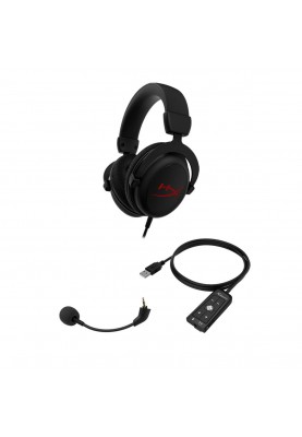 Навушники з мікрофоном HyperX Cloud Core + 7.1 Black (HX-HSCC-2-BK, 4P4F2AA)