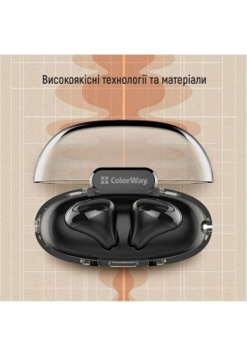 Навушники TWS ColorWay Slim TWS-2 Black (CW-TWS2BK)