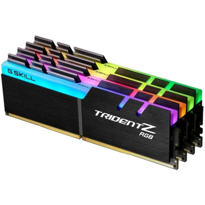 Пам'ять для настільних комп'ютерів G.Skill 128 GB (4x32GB) DDR4 3600 MHz Trident Z RGB (F4-3600C18Q-128GTZR)