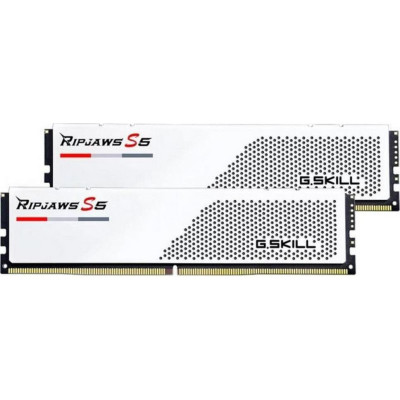 Пам'ять для настільних комп'ютерів G.Skill 32 GB (2x16GB) DDR5 5200 MHz Ripjaws S5 White (F5-5200J4040A16GX2-RS5W)