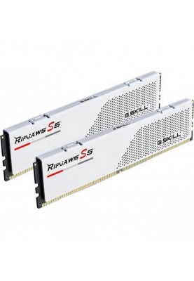 Пам'ять для настільних комп'ютерів G.Skill 32 GB (2x16GB) DDR5 5200 MHz Ripjaws S5 White (F5-5200J4040A16GX2-RS5W)