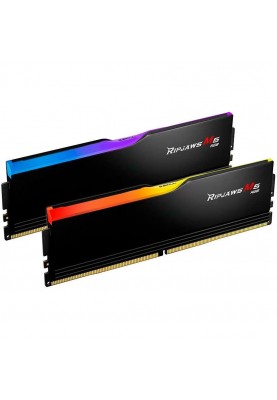 Пам'ять для настільних комп'ютерів G.Skill 32 GB (2x16GB) DDR5 6000 MHz Ripjaws M5 RGB Black (F5-6000J3040F16GX2-RM5RK)