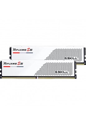 Пам'ять для настільних комп'ютерів G.Skill 96 GB (2x48GB) DDR5 5200 MHz Ripjaws S5 Matte White