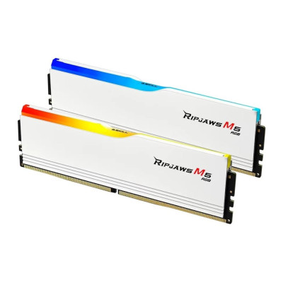 Пам'ять для настільних комп'ютерів G.Skill 96 GB (2x48GB) DDR5 6400 MHz Ripjaws M5 RGB White (F5-6400J3239F48GX2-RM5RW)