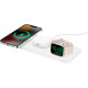 Бездротовий зарядний пристрій Belkin BOOST CHARGE PRO 3-in-1 Wireless Charging Pad with MagSafe White (HPU82, WIZ016vfWH)