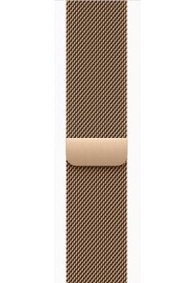 Смарт-годинник Apple Watch Series 10 GPS + Cellular 46mm Gold Titanium Case w. Gold Milanese Loop - S/M (MC7T4)