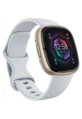 Смарт-годинник Fitbit Sense 2 Blue Mist/Soft Gold (FB521GLBM)