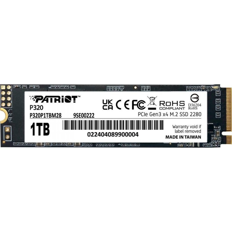 SSD накопичувач PATRIOT P320 1 TB (P320P1TBM28)