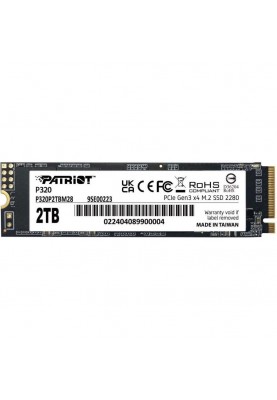 SSD накопичувач PATRIOT P320 2 TB (P320P2TBM28)