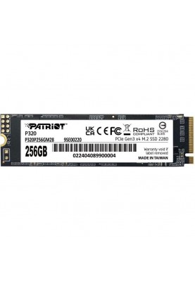 SSD накопичувач PATRIOT P320 256 GB (P320P256GM28)