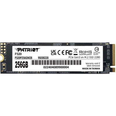 SSD накопичувач PATRIOT P320 256 GB (P320P256GM28)