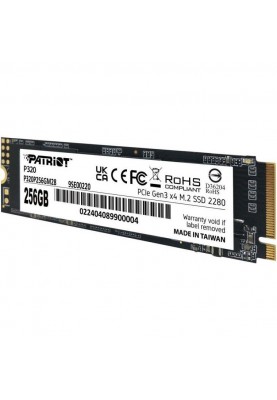 SSD накопичувач PATRIOT P320 256 GB (P320P256GM28)