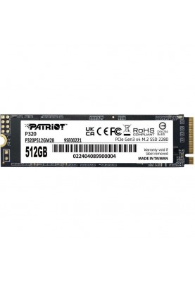 SSD накопичувач PATRIOT P320 512 GB (P320P512GM28)