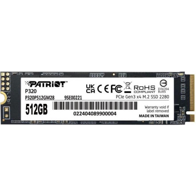SSD накопичувач PATRIOT P320 512 GB (P320P512GM28)