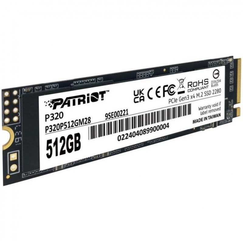 SSD накопичувач PATRIOT P320 512 GB (P320P512GM28)