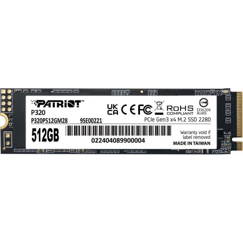 SSD накопичувач PATRIOT P320 512 GB (P320P512GM28)