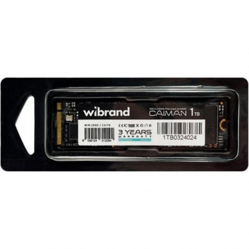 SSD накопичувач Wibrand Caiman 1TB M.2 NVMe (WIM.2SSD/CA1TB)