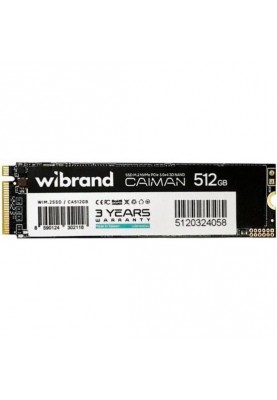 SSD накопичувач Wibrand Caiman 512GB M.2 NVMe (WIM.2SSD/CA512GB)