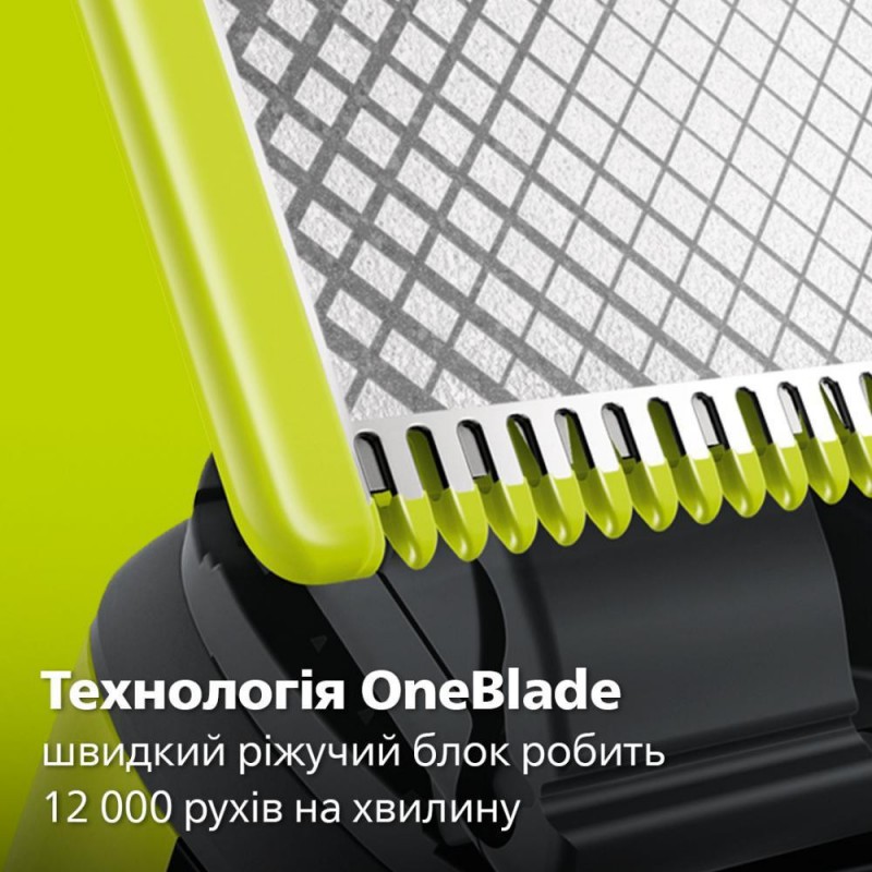 Тример для бороди та вусів Philips OneBlade QP2724/20