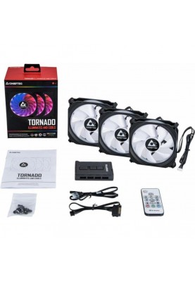 Вентилятор Chieftec CF-3012 RGB 3-Pack (CF-3012-RGB)