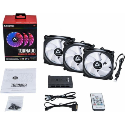 Вентилятор Chieftec CF-3012 RGB 3-Pack (CF-3012-RGB)