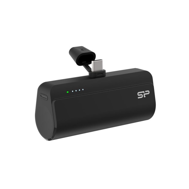 Зовнішній акумулятор (павербанк) Silicon Power QD50 5000mAh Black (SP5K0MAPBKQD500K)