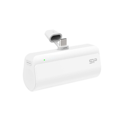 Зовнішній акумулятор (павербанк) Silicon Power QD50 5000mAh White (SP5K0MAPBKQD500W)