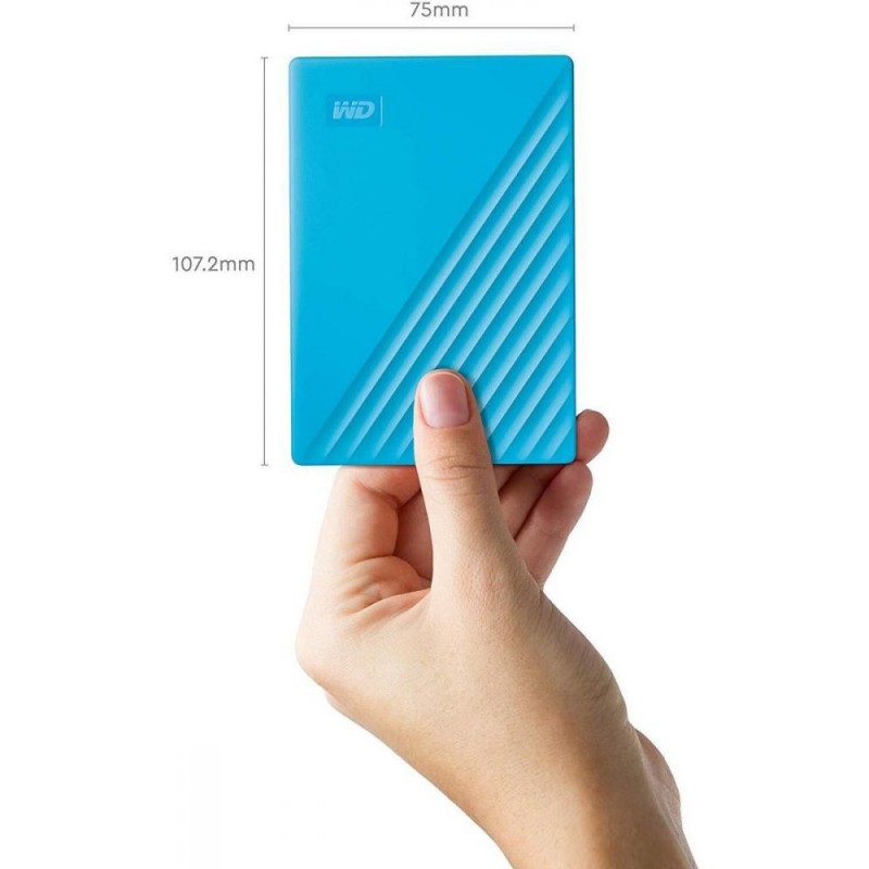 Жорсткий диск WD My Passport 4 TB Blue (WDBPKJ0040BBL-WESN)