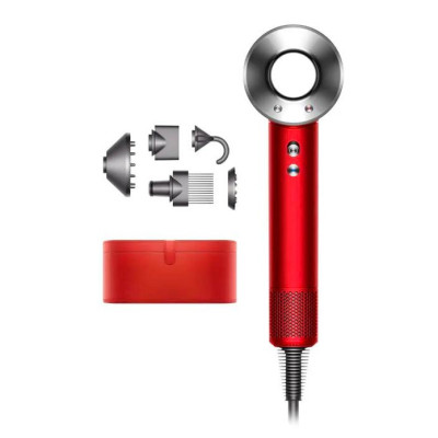 Фен Dyson HD07 Supersonic Red/Nikel with Case (397704-01)