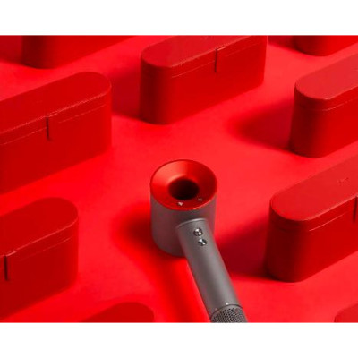 Фен Dyson HD07 Supersonic Red/Nikel with Case (397704-01)