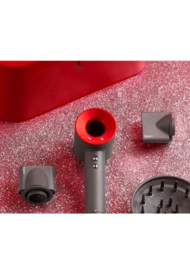 Фен Dyson HD07 Supersonic Red/Nikel with Case (397704-01)