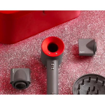 Фен Dyson HD07 Supersonic Red/Nikel with Case (397704-01)