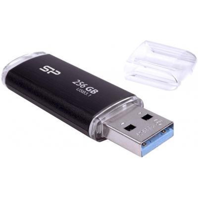 Флешка Silicon Power 256 GB Blaze B02 USB 3.0 Black (SP256GBUF3B02V1K)